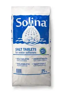 Таблетированная соль SOLINA для смягчения воды, 25 кг