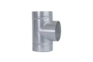ALNOR TCP-120-100 Duct T-piece, 90-degree, without gasket