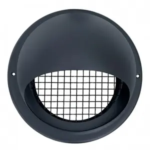 KOMPONENTUM Outdoor Ventilation Grill, Metal, Diameter 125 mm
