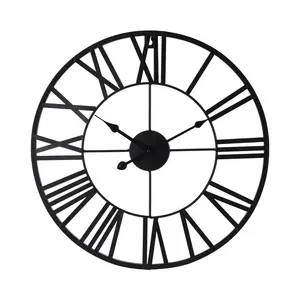 Wall Clock NENURODYTA_V HZ1003610, 47 cm, Black