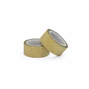 EMIVELA Gift Wrapping Tape, Gold, 2.5 cm Width, 3200 cm Length