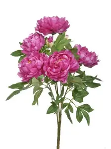 EMIVELA Artificial Peony Bouquet, 50 cm