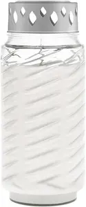 Bolsius Pillar Candle, 130-hour burn time, White