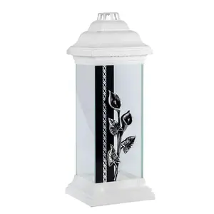 Luxa Rožė Pillar Candle, White, 55-Hour Burn Time
