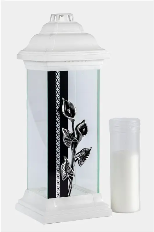 Luxa Rožė Pillar Candle, White Photo 2