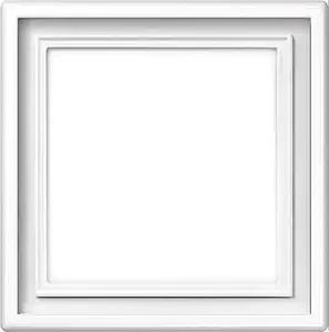 LIREGUS Modern series single frame for electrical accessories, white