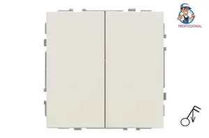LIREGUS IIJ5.10-203-01.M/SM Moder 2-Gang Flush-Mounted Switch
