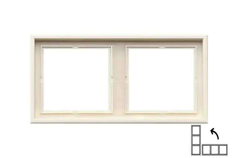 Двойная рамка LIREGUS MODERN K14-445-02.M/SM Photo 2