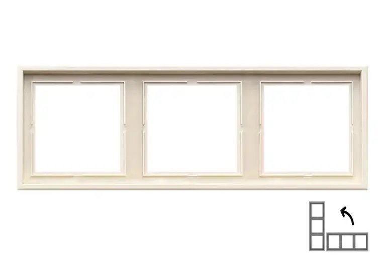 Тройная рамка LIREGUS MODERN K14-445-03.M/SM Photo 2