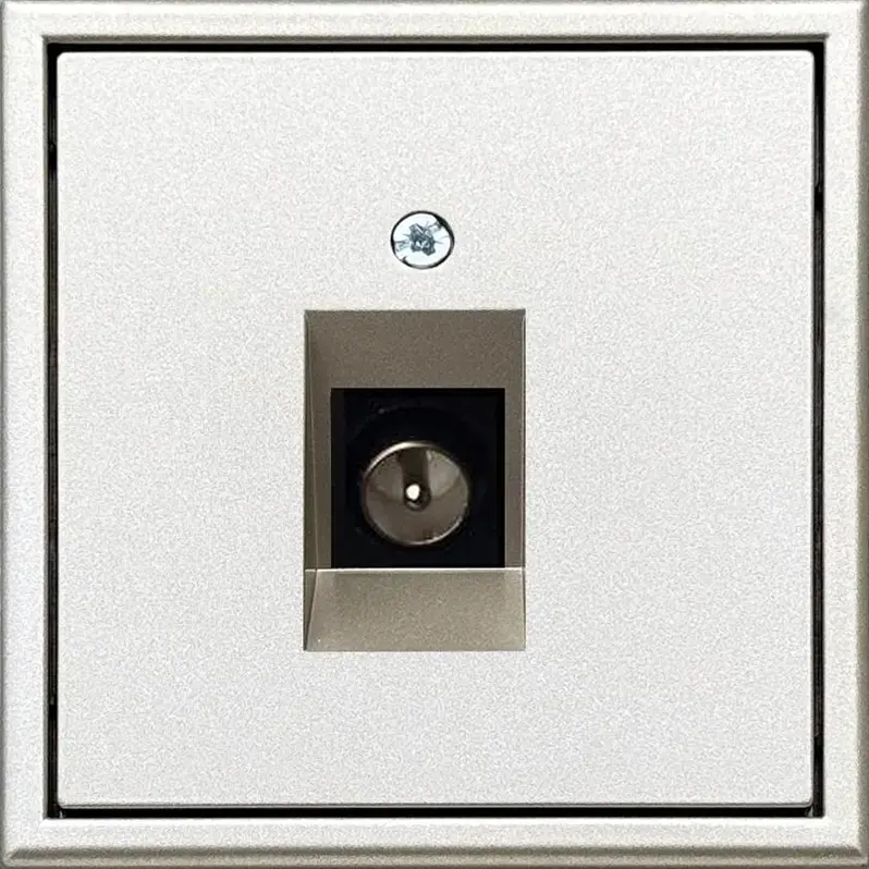 Телевизионная розетка LIREGUS MODERN ITVL-1-01.M/CH Photo 2