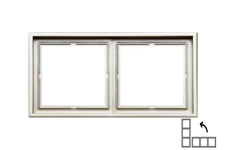 LIREGUS Modern 2-vietīgs rāmis K14-445-02.M/CH Photo 2