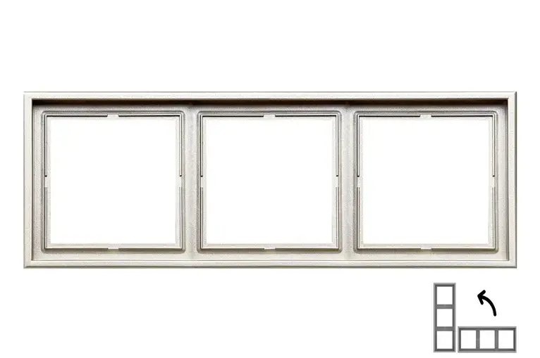 LIREGUS MODERN K14-445-03.M/CH Triple Frame Photo 2