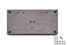 LIREGUS MODERN 2-Gang Frame - Chrome Photo 2