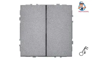 LIREGUS Modern Series 2-Gang Double Switch IIJ5.10-203-01.M/BM