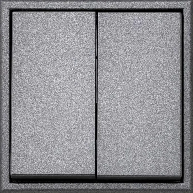 Двухклавишный выключатель LIREGUS Modern IIJ5.10-203-01.M/BM Photo 2