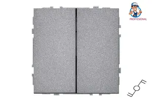 LIREGUS IP6+6.10-201-01.M/BM divvirzienu slēdzis, 2-gang