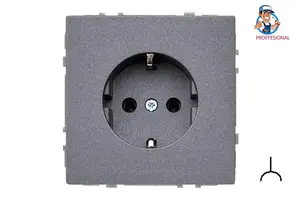LIREGUS MODERN IKL16-204-01.M/BM Socket, 16A, Black