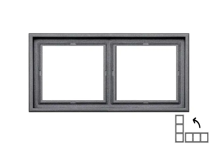 Двойная рамка LIREGUS K14-445-02.M/BM Modern Photo 2