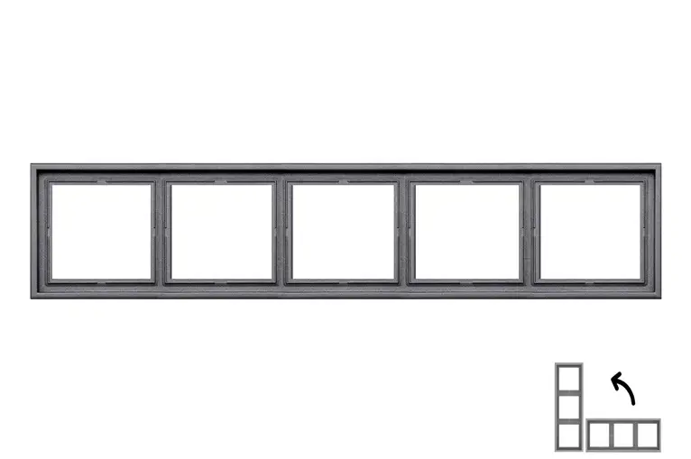 LIREGUS MODERN 5-vietīgs rāmis K14-445-05.M/BM Photo 2