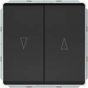 VILMA ST150 Shutter Switch, Matt Black