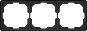 VILMA ST150 Triple Frame, Matte Black
