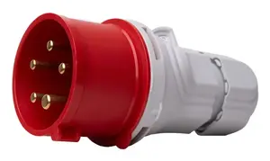 ETI PLUG EV 1653 N Industrial Plug 16A 400V 3P+N+PE