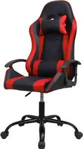 Happygame 6911 Gaming Chair, Black/Red