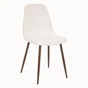 Atmosphera Roka Dining Chair, Brown/White
