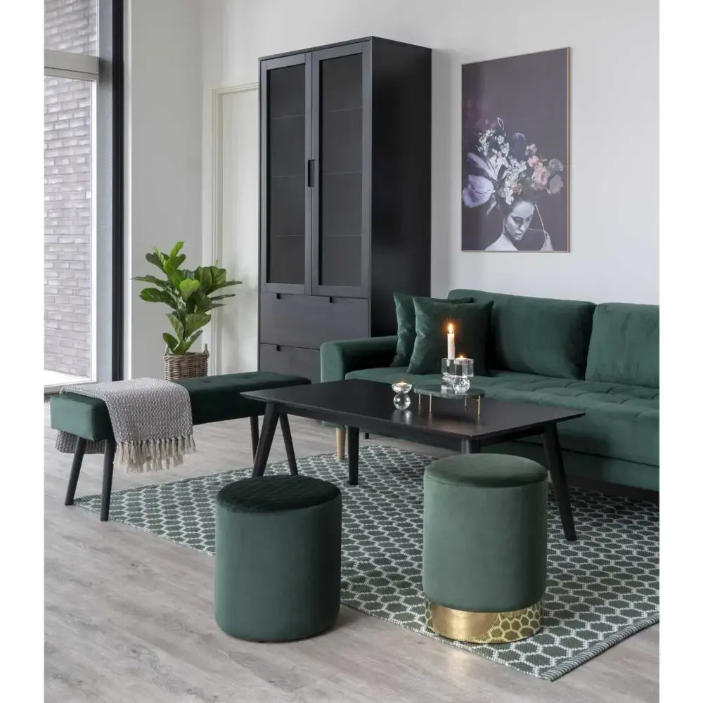 Скамейка House Nordic Skiby - Зеленый бархат Photo 6