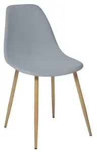 ATMOSPHERA Dining Room Chair, Grey/Light Brown