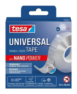 Двусторонняя клейкая лента Tesa Universal, 3 м