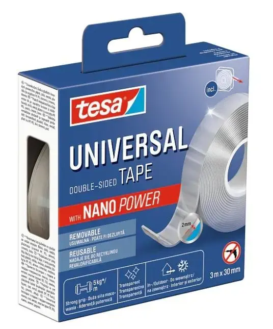 Tesa Universal Double-Sided Tape 3m Photo 2