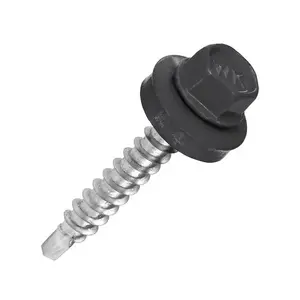 Klimas WFD Self-Tapping Screws, RAL7024, 4.8 x 80 mm, 100 pcs.
