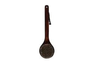 RENTO Bath Brush, Bamboo, Dark, 37x10.5 cm