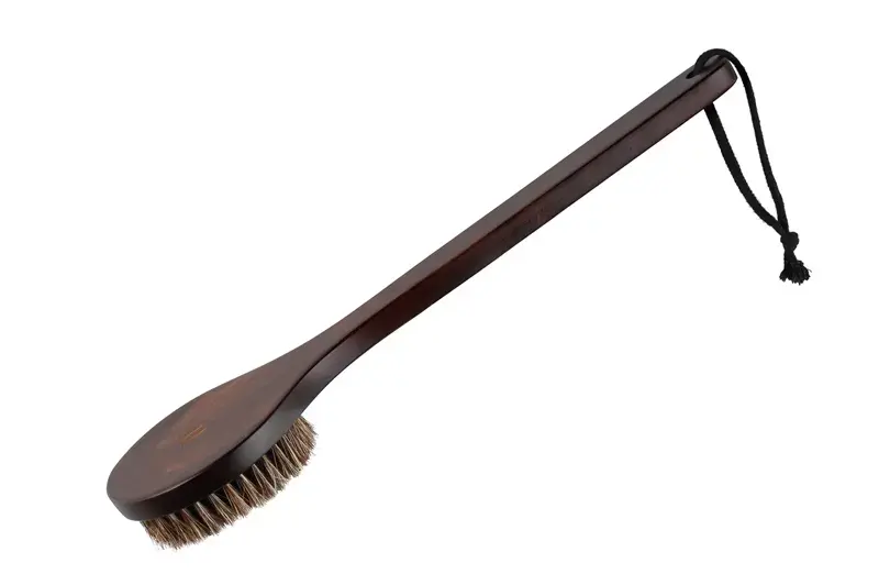RENTO Bath Brush Bamboo Dark 37x10.5 cm Photo 2