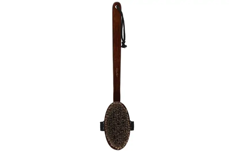 RENTO Bath Brush Bamboo Dark Photo 3