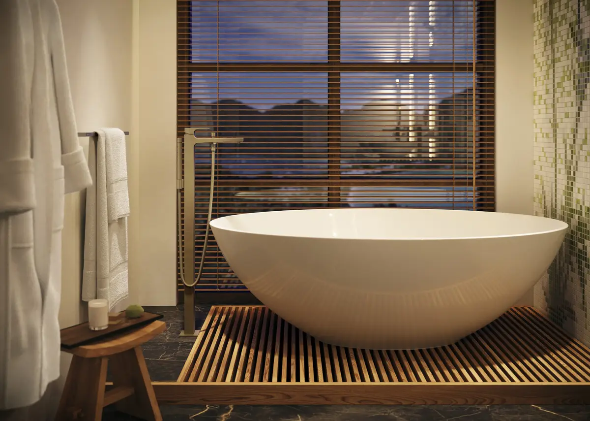 Hansgrohe AddStoris Q Towel Rail - Bronze Photo 3