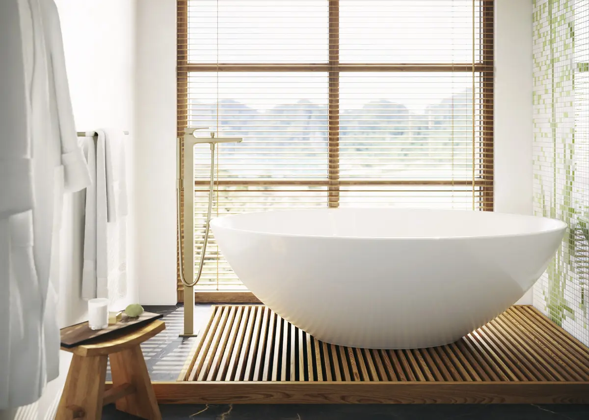 Hansgrohe AddStoris Q Towel Rail - Bronze Photo 4