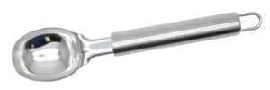 FACKELMANN 670445 Ice Cream Spoon, 19.2 cm, Silver