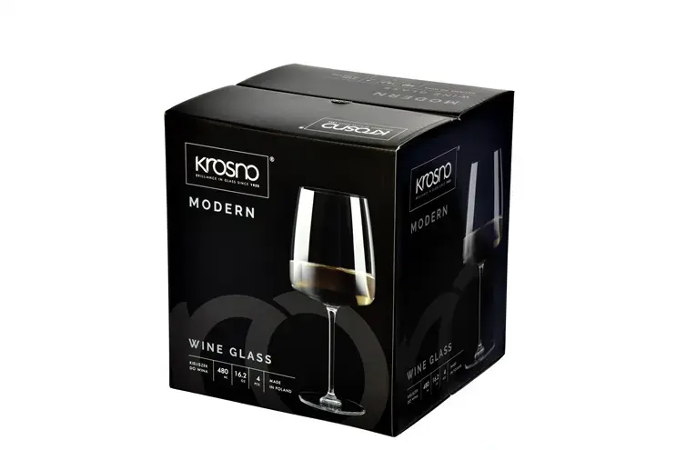 Набор бокалов для вина Krosno Modern 650 мл (4 шт.) Photo 3