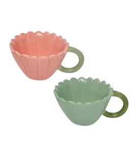 NENURODYTA_V Cup, 0.2 l, Green/Pink