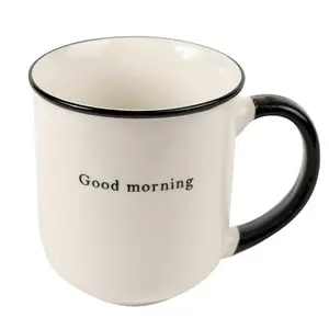 NENURODYTA_V Cup, 0.380 l, white/black