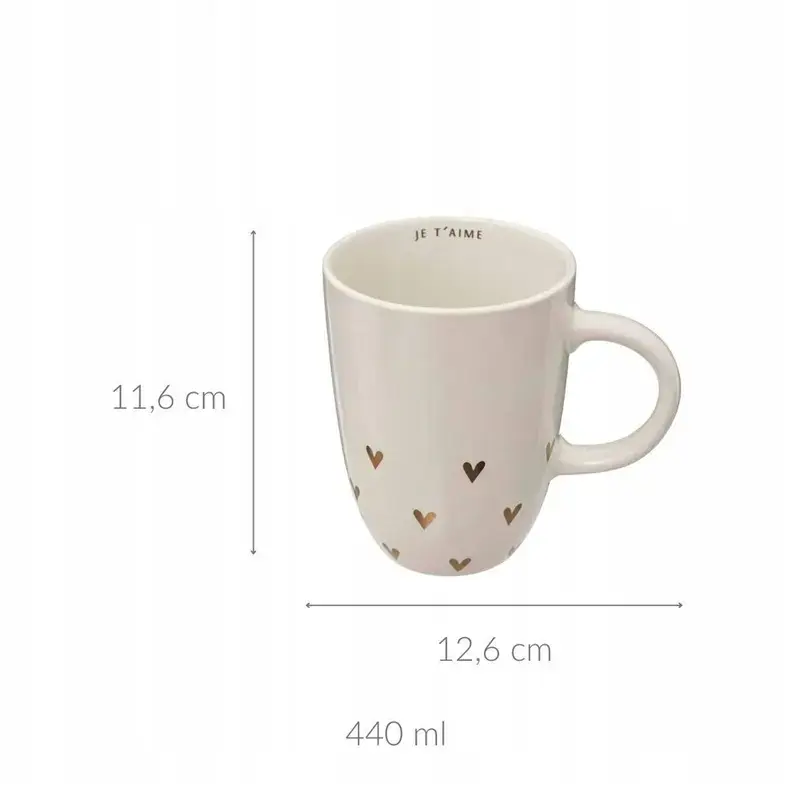 NENURODYTA_V Cup 0.440 l Gold/White Photo 2