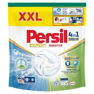 Капсулы для стирки Persil Sensitive, 37 штук