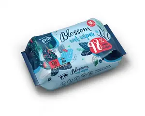 Влажные салфетки Grite Blossom, 72 штуки