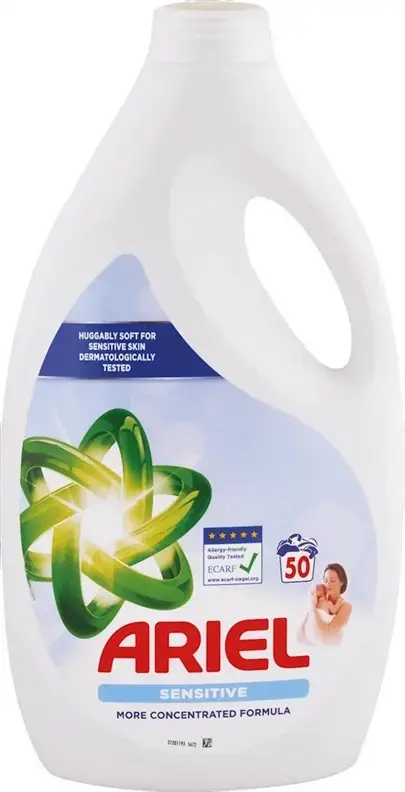 Ariel Sensitive Washing Gel 2.25 l Photo 2