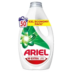 Ariel Extra Clean Liquid Laundry Detergent 2.25L, 50 Washes