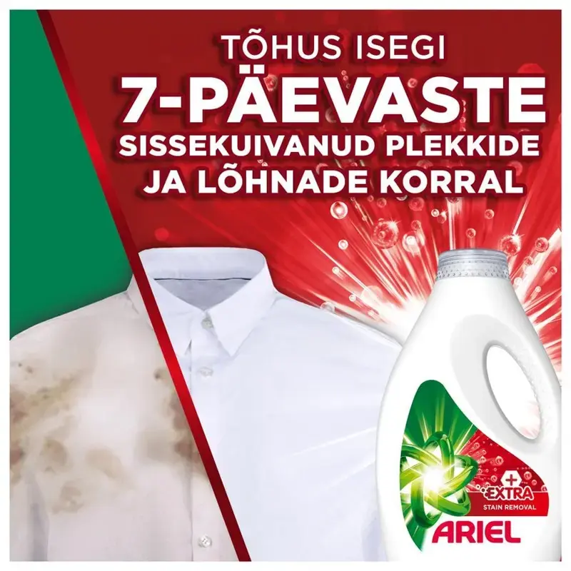 Ariel Extra Clean Liquid Laundry Detergent 2.25L Photo 3