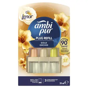 Сменный блок для электрического освежителя воздуха Ambi Pur 3Volution, Gold Orchid, 20 мл