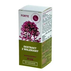 VITA_LAB_HEA Valerian Extract 20 mg Forte Tablets, 50 count